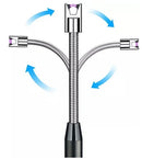 Isqueiro Eletrônico Flexível - USB Recarregável, 360°