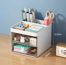 Organizador Multiuso Compacto – Caixa Porta Objetos para Maquiagem, Escritório e Uso Diário
