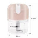 Mini Processador Elétrico Portátil USB 250ml – Praticidade na Sua Cozinha