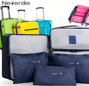 Kit com 6 Necessaires Organizadoras de Mala de Viagem