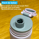 Garrafa Térmica MODUS com Canudo em Aço Inoxidável – Copo Térmico para Carro, Garrafa Isotérmica para Esportes ao Ar Livre, 750ml