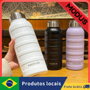 Garrafa Térmica MODUS com Canudo em Aço Inoxidável – Copo Térmico para Carro, Garrafa Isotérmica para Esportes ao Ar Livre, 750ml