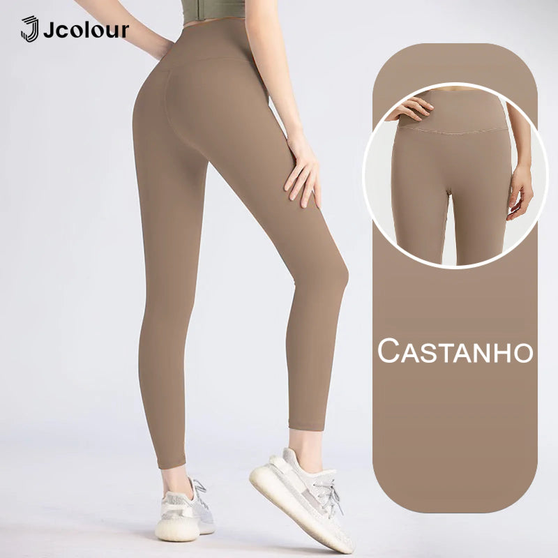 Calça Feminina de Yoga e Academia em Malha Premium – Alta Elasticidade e Conforto
